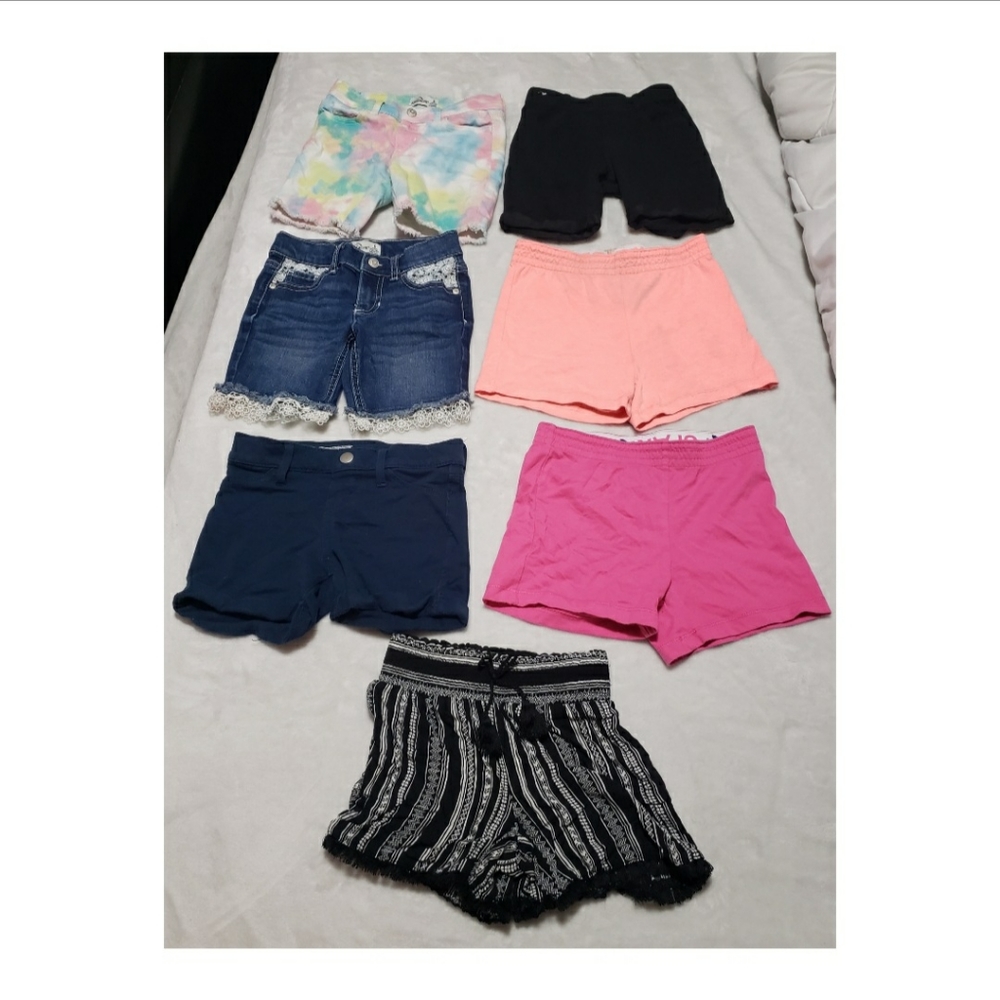 Lot Of Girls Shorts Size 6-6X